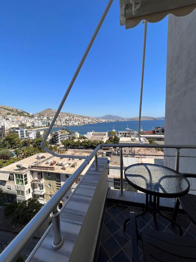 Center-Sea View Apartament,Sarande Bagian luar foto