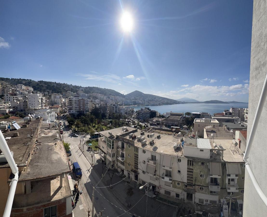 Center-Sea View Apartament,Sarande Bagian luar foto